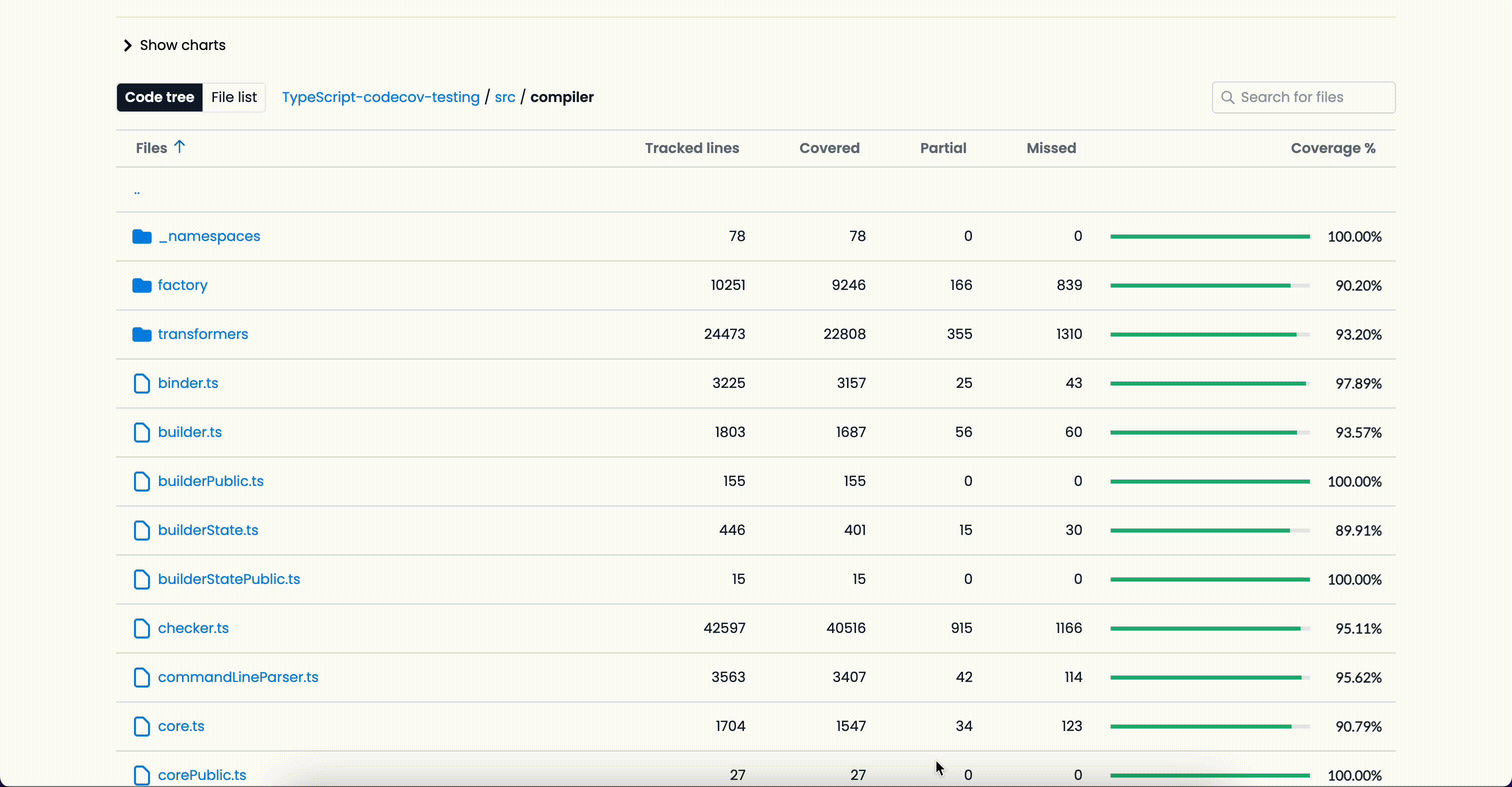 Video of the page crashing the browser while attempting to render